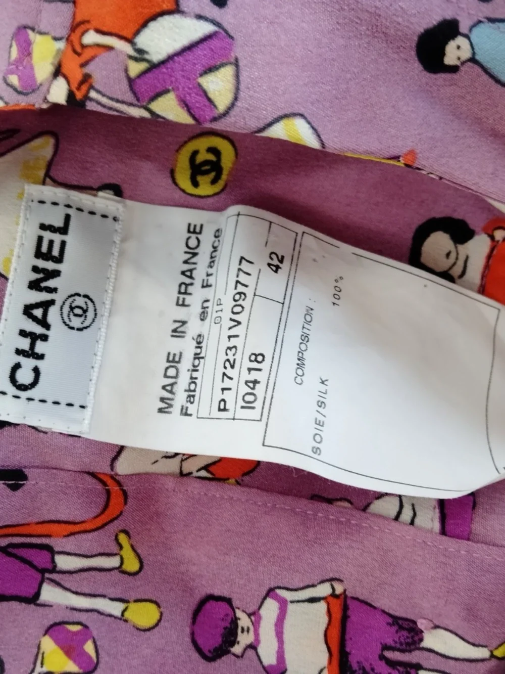 Chanel Silk Top size 42